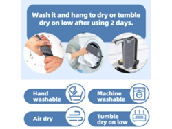 Barrera ignífuga para fregadero, alfombrilla absorbente para grifo, reutilizable, para baños, cocinas, autocaravanas y bares (gris)