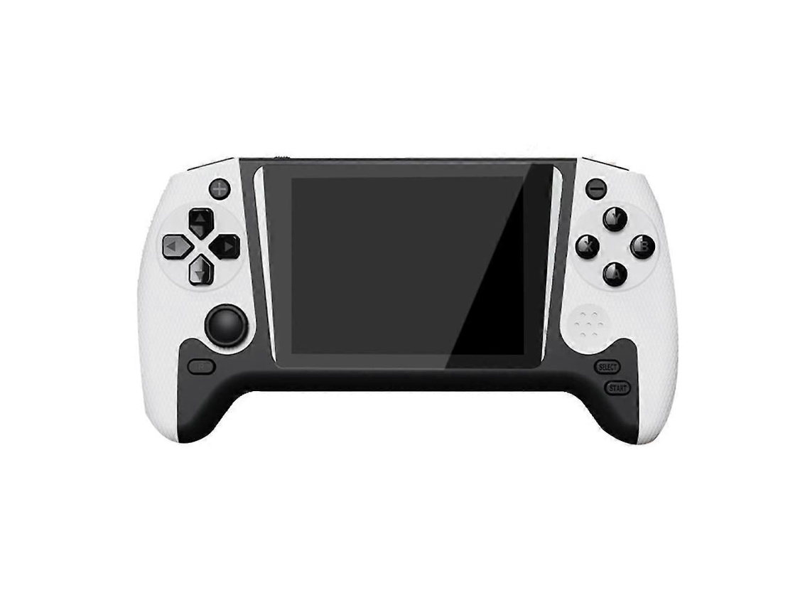 Consola de videojuegos portátil GOKOCO 500 en 1, 3,5 pulgadas, estilo retro, para niños, nostalgia infantil, color blanco.