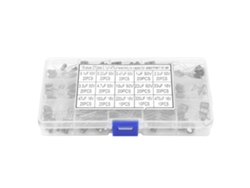 Kit De 270 Condensadores Electrolíticos Radiales, 15 Valores, De 0,1 Μf A 470 Μf Para Proyectos De Bricolaje Y Circuitos.
