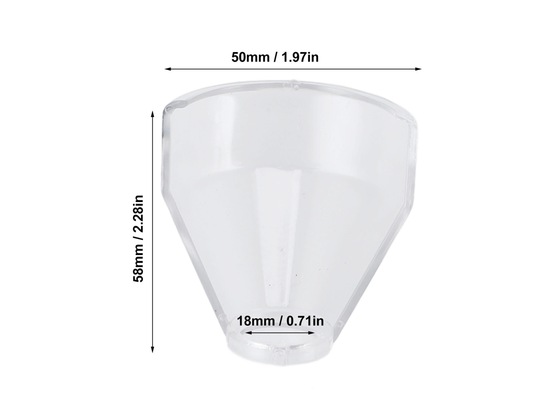 2026-as-4 Piezas Cubierta protectora de ABS transparente para taladro pulidor eléctrico de herramienta rotativa de 18 mm