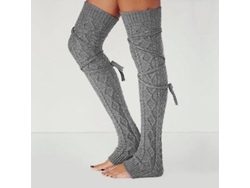 2026-medias Largas Térmicas De Punto Para Mujer, Hasta La Rodilla, Calcetines