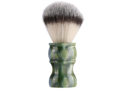 2026-pincel De Barbear Profissional Para Barba Com Cabelo De Nylon Denso Para Homem Bigode Pincel Verde Portátil