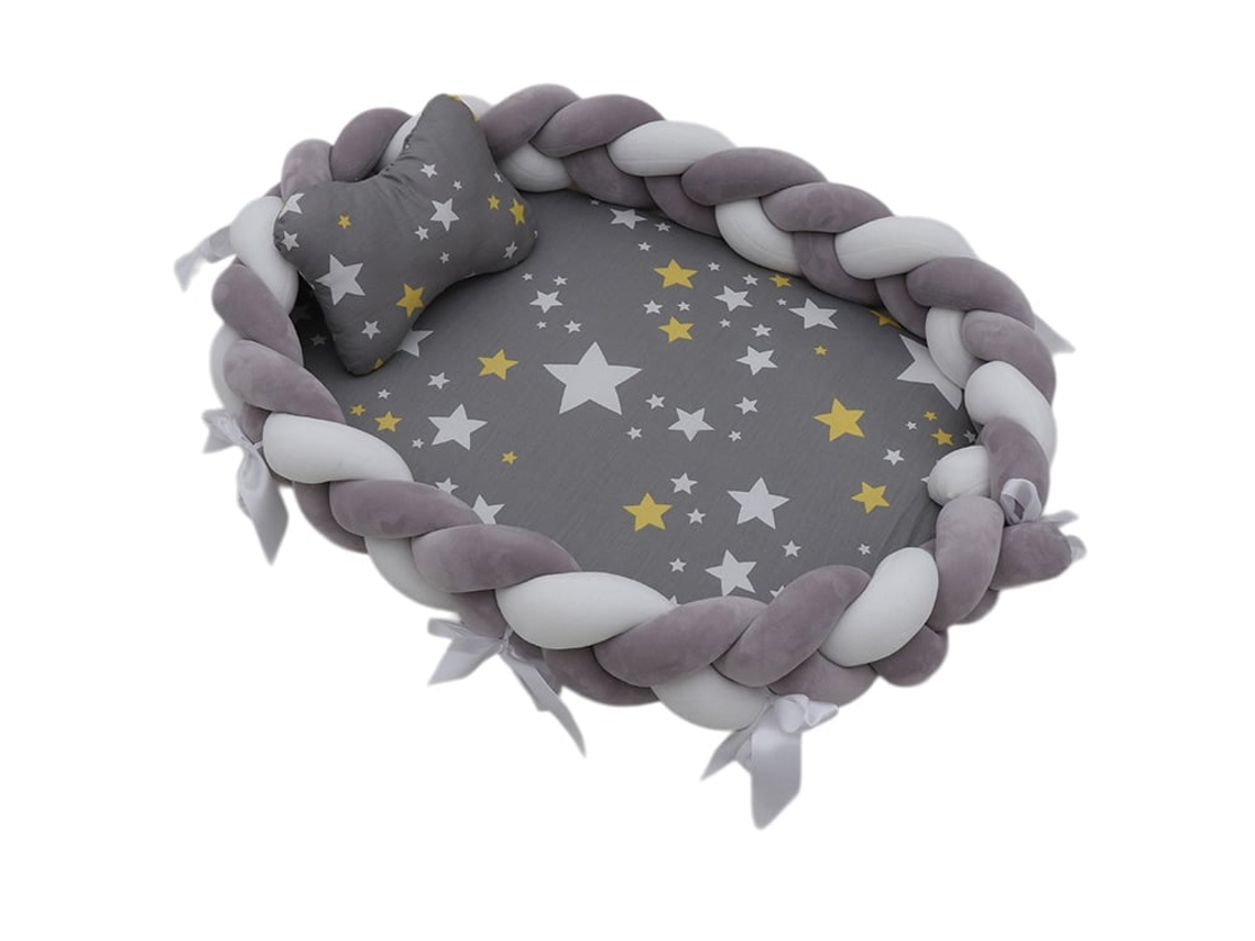 Conjunto De Ninho Bebé 85x55x15 Cm Cama Biónica 80x50x16 Cm