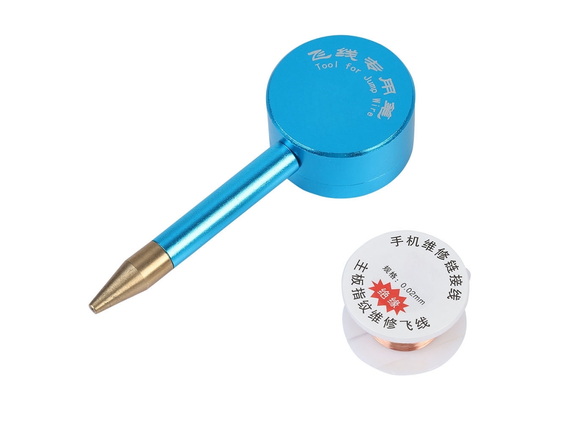 Herramientas De Reparación De Teléfonos Móviles Set De Lápiz Flywire Con Bobina De 0.02mm Para Placa Madre
