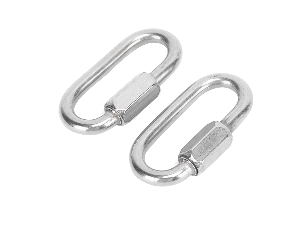 Rifles De Bloqueo En Forma De D De Acero Inoxidable Con Tornillo Hexagonal De 6 Mm Para Escalada