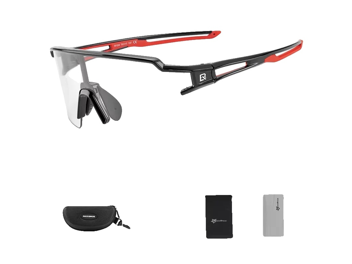 Gafas de ciclismo, lentes fotocromáticas, protección UV, 10173, fotocromáticas-b