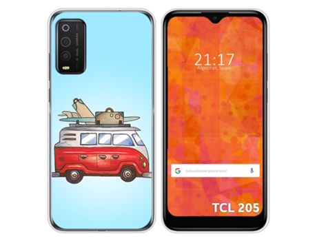 Carcasa TCL 205 TUMUNDOSMARTPHONE Dibujos Multicolor