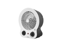 Termoventilador Eléctrico Cremona Blanco/negro 2000w 2 Potencias 3 Funciones Termostato (26,5x22,5x13cm)