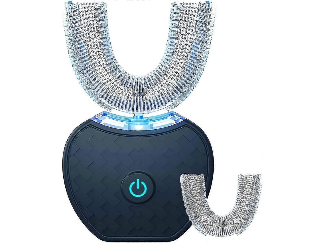 Cepillo de dientes eléctrico GOKOCO, kit de blanqueamiento sónico en forma de U con dientes de repuesto