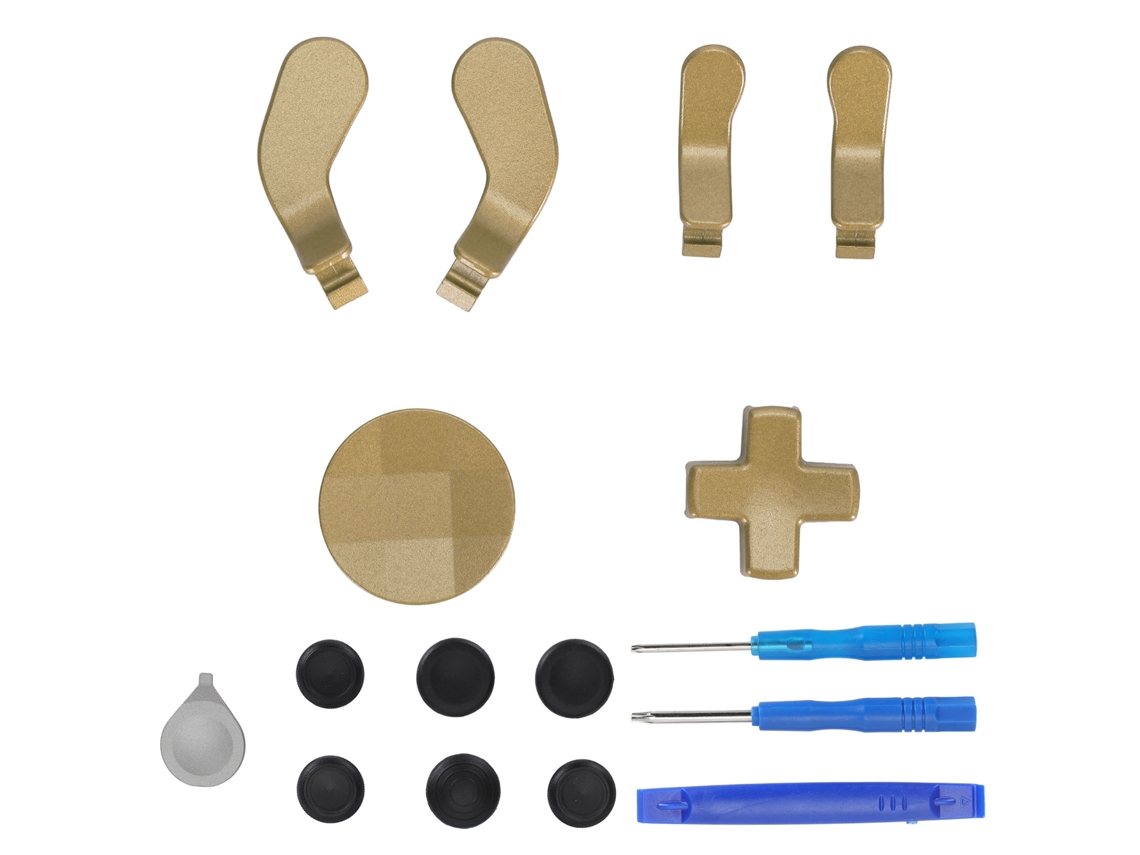 Accesorios Para El Mando Xbox One Elite Series 2: Kit De Repuesto De Joysticks Metálicos Y Palancas Doradas.