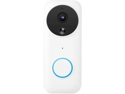 Timbre con video WiFi Bestvite 1080P, visión nocturna PIR, gran angular de 166°, sin ruido, seguridad para el hogar, blanco