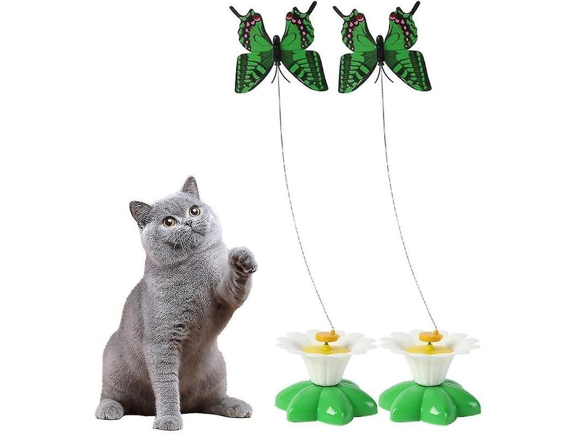2026-juguete Interactivo Para Gatos Pájaro Eléctrico Giratorio, Juguete Volador Para Gatitos, Alivia Ansiedad Y Aburrimiento