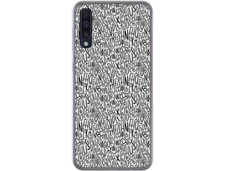 Carcasa Samsung Galaxy A50 / A50s TUMUNDOSMARTPHONE Letras Multicolor