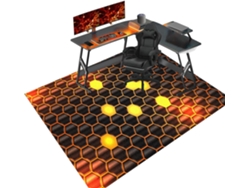 Alfombrilla para silla, protector de suelo, antideslizante, 80 x 120 cm, madera, oficina, gamer, protege los suelos.
