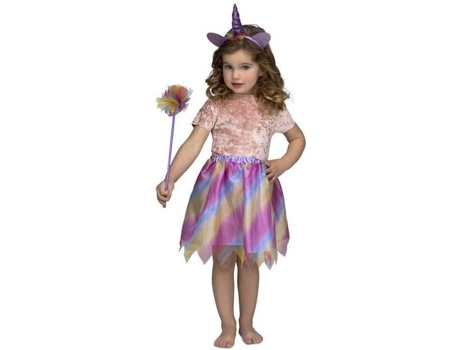 Disfraz de Niña DISFRAZZES Unicornio Morado (Talla: 3 a 6 años)