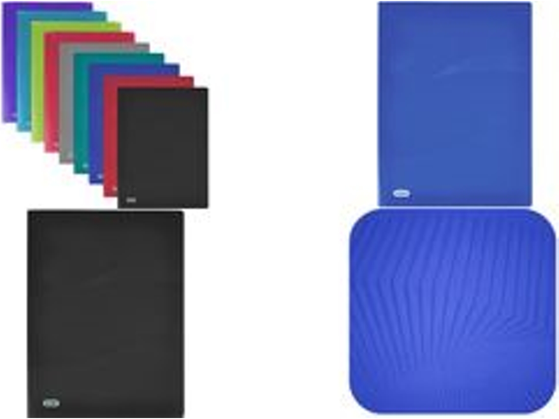 Libreta de ósmosis con 20 fundas, clasificación por colores DIN A4, fabricada en polipropileno de 0,5 mm, innovadora apertura de funda, 10 unidades Elba
