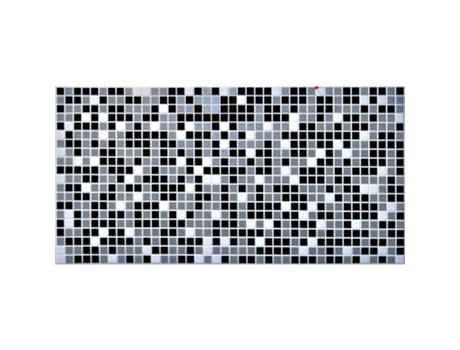 Paneles 3D ETERNAL PARQUET Revestimiento de Pared de Pvc Efecto Mosaico Gris Negro Realista y Aislante