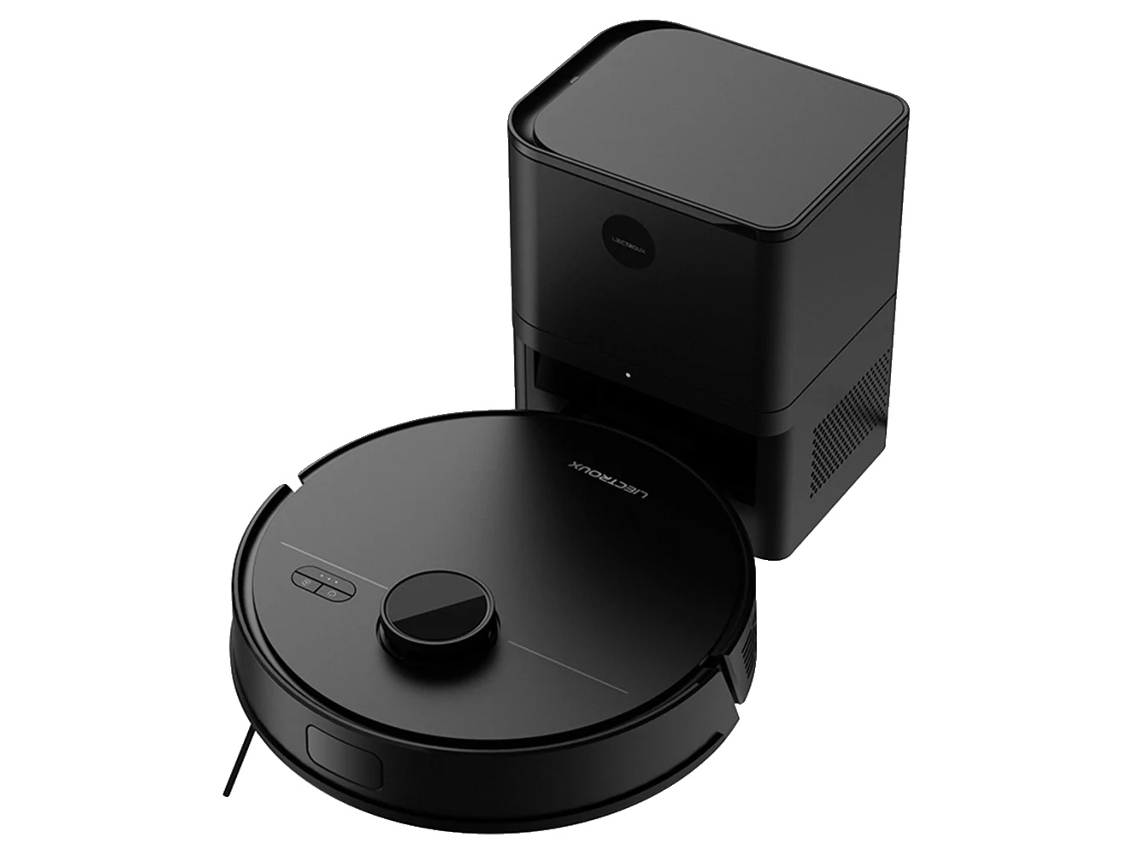 Robot aspirador, potencia de succión de 6500 Pa, navegación inteligente, negro (OEM)