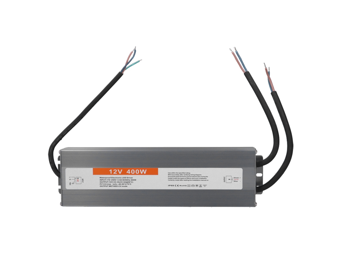 Fuente De Alimentación Cableada Ultra Delgada Impermeable Switching Led Driver 400w Ac170-250v 50/60hz Dc12v