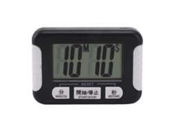 Cronómetro Digital Multifuncional Portátil Para Cocina Con Temporizador De Cuenta Regresiva Y Alarma - Negro