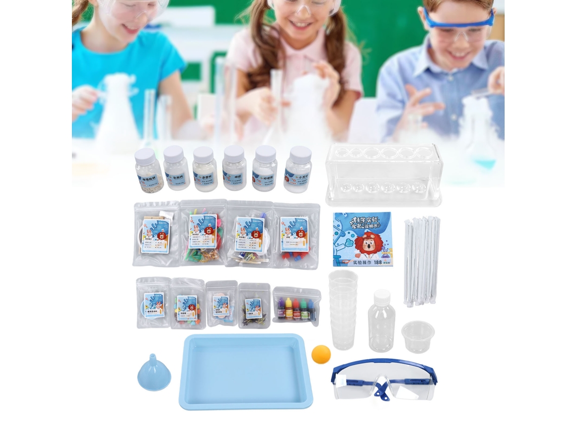 Kit De Experimentos Científicos Para Niños Juguete Educativo Set De Experimentos Químicos Seguros Para Desarrollar Habilidades Prácticas