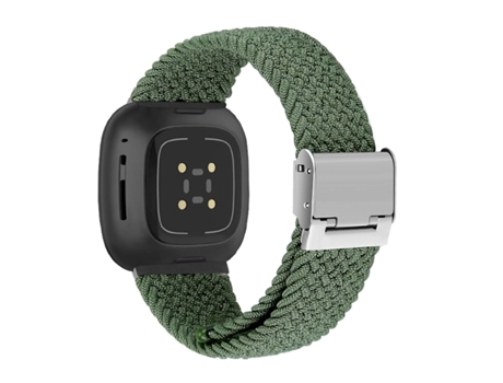 Correa Pulsera Trenzada Flexible para Fitbit by Google Versa 3 Verde