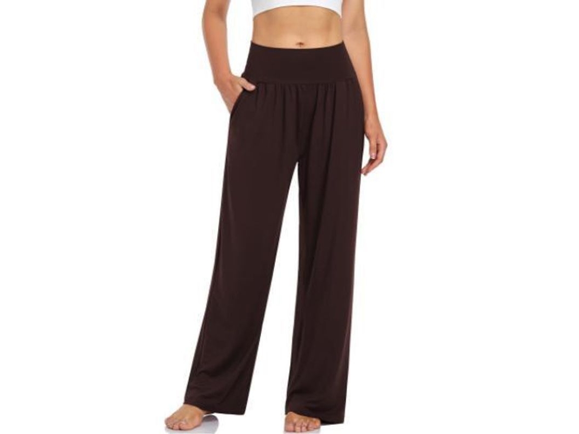 Pantalones De Yoga Informales De Cintura Alta Para Mujer Con Bolsillos - Pantalones Deportivos Cómodos