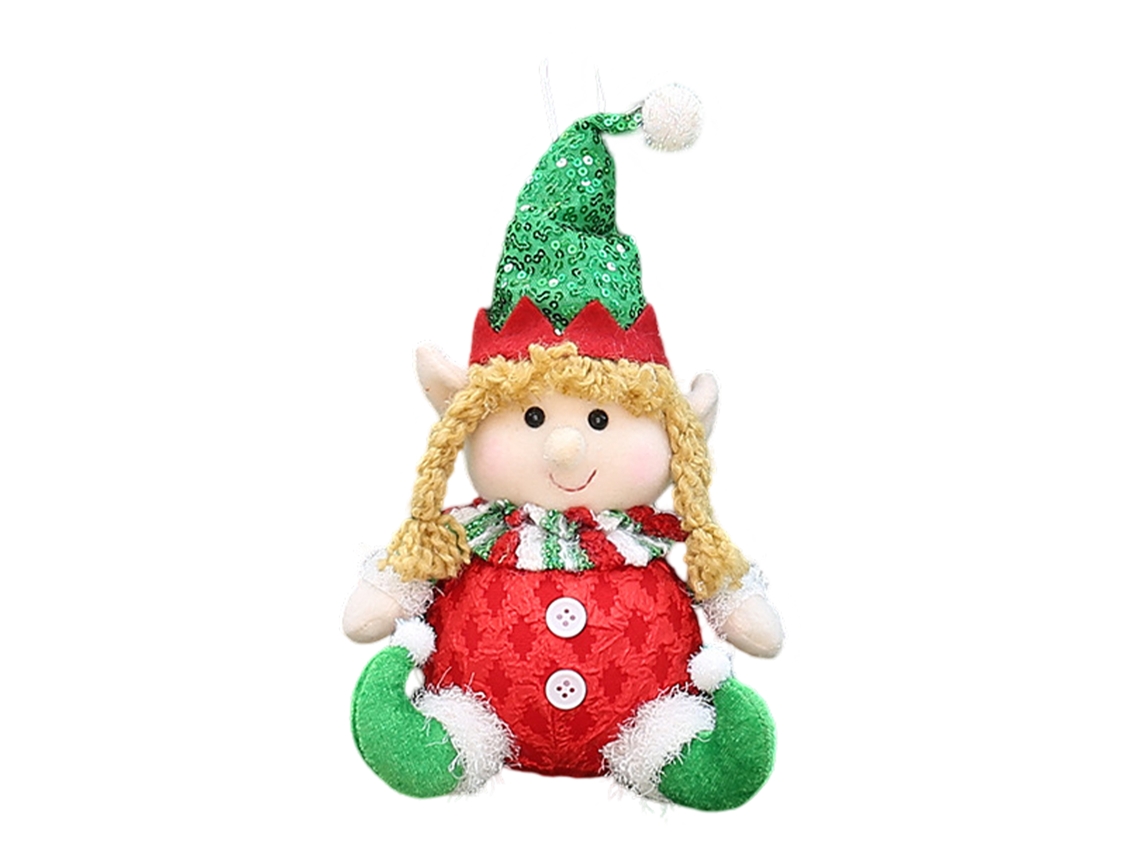 Adornos navideños, adornos para árboles de peluche TRUYUETY