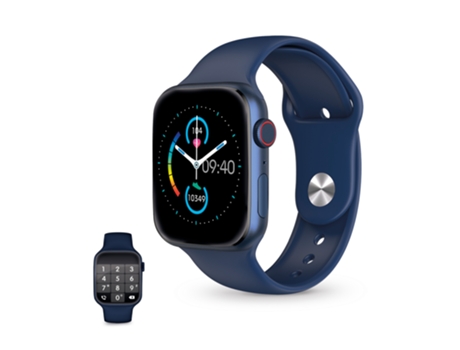Smartwatch KSIX Urban 4 2.15 Auto Pantalla Curva Ips. 5 Días Modos Deporte y Salud Llamadas Asistentes de Voz Ip68 Azul