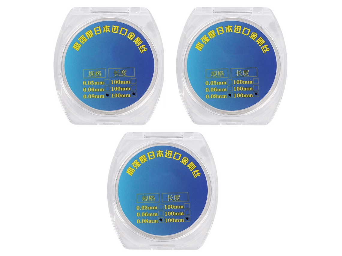Separadores De Pantalla De 3 Alambres, Herramienta De Corte De Pantalla, Acero, 100 M, 0,08 Mm, Para Separar Pantallas