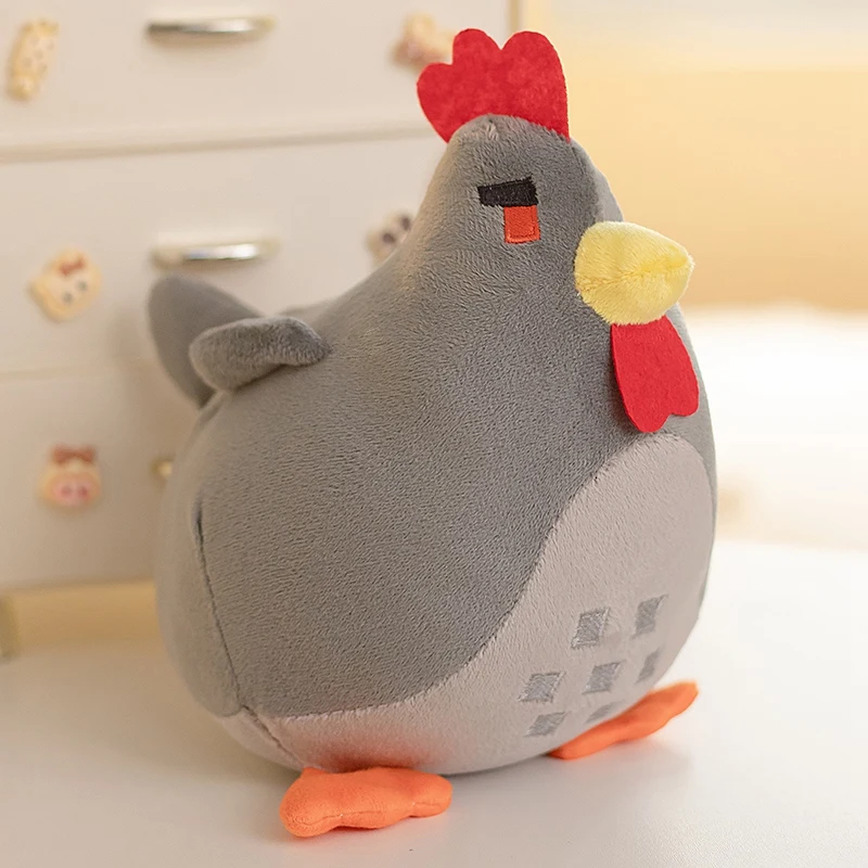 (negro, 20 Cm) Almohada De Peluche De Pollito De Stardew Valley, Diseño De Dibujos Animados Suave