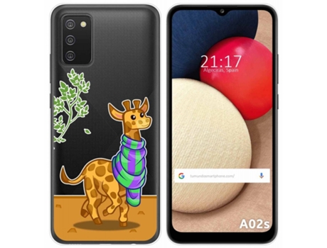 Carcasa Samsung Galaxy A02s TUMUNDOSMARTPHONE Dibujos Transparente Multicolor