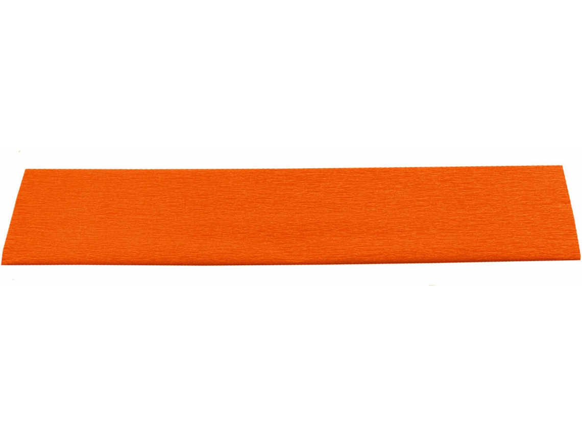 Papel Crepé WEROLA (Naranja - 0,5 x 2,5 m)