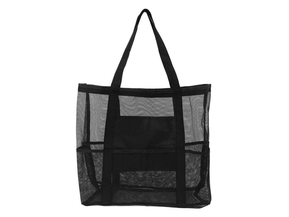 RNEMITERY Bolsa de Malla para Playa Capacidad Grande Ligera Portátil Bolso de Hombro para Viaje Compras Acampamento Piscina