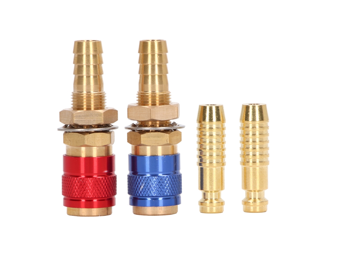 2026velora-adaptador De Gas Enfriado Por Agua Con Conector Rápido De Latón Portátil Para Soplete De Soldadura Mig Tig Pta Db M10(10mm)