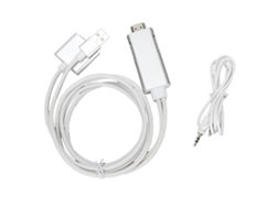Cable Adaptador Usb Hembra A Hd Multimedia Macho Para Duplicación De Pantalla Para Android, Negro