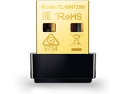 Adaptador USB Wi-Fi TP-LINK TL-WN725N Nano (N150 - 150 Mbps)