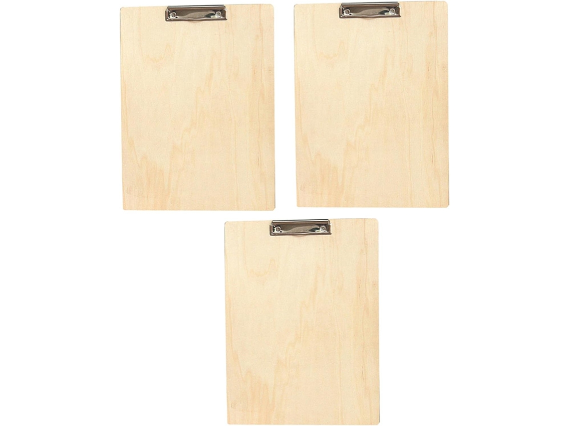 Tablero De Dibujo De Madera De 3 Piezas Con Pinza Para Dibujar Y Pintar.