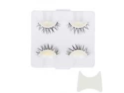 2 Pares De Pestañas Postizas 3d Reutilizables Con Adhesivo, No Requieren Pegamento, Son Cómodas Y De Aspecto Natural.
