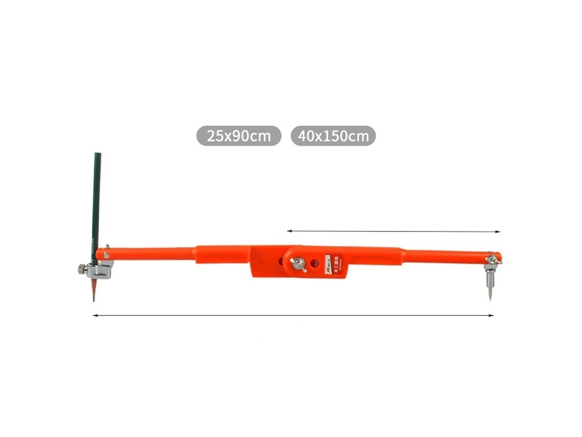 Compás De Lápiz Ajustable Para Marcar Y Trazar En Carpintería Con Separadores De Calidad.