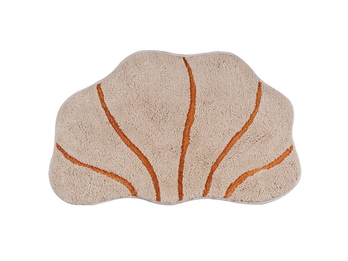 2026-tapete De Baño Linjou Concha Cariño, Ultra Suave Absorbente Antideslizante Lavable Para Baño, Entrada (beige)