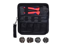 Juego De 5 Alicates De Crimpado De Acero Al Carbono Con Trinquete Para Cables.