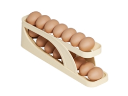 Dispensador De Huevos Rodante De Dos Niveles Para Puerta De Refrigerador, Organizador De Huevos