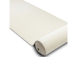 Alfombra de Pasillo Karmel Llanura, Un Color Blanco 100 cm