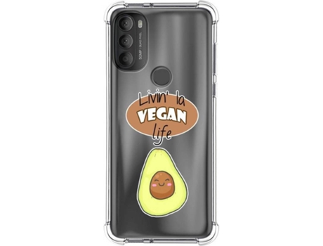Carcasa Motorola Moto G71 5G TUMUNDOSMARTPHONE Dibujos Antigolpes Vegan Life Multicolor