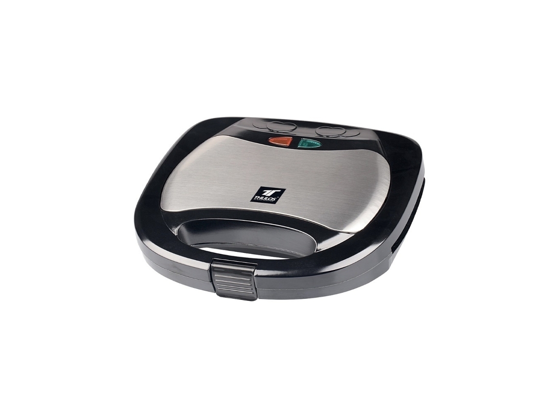 Sandwichera con 2 Cavidades 750W Prepara deliciosos sándwiches con esta práctica sandwichera de 750W. Oferta exclusiva THULOS
