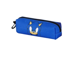 Sonic The Hedgehog - SEGA Sight Estuche Portatodo Cuadrado FAN 2.2, Azul KARACTERMANIA