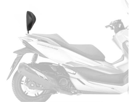 Encosto SHAD Honda Forza 125/300 Negro