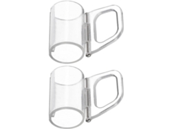 Manillas Transparentes De Plástico Para Persianas Enrollables Sin Cordón 20 Mm Juego De 2 Piezas Accesorio Para Cortinas De Ventana In