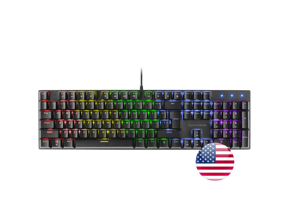Teclado Gaming MARS GAMING MK422RUS Negro